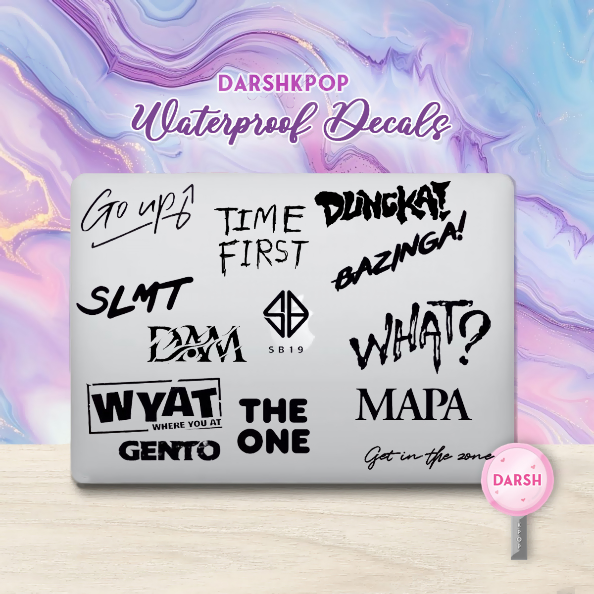 SB19 Album or Title Logo Waterproof Decal Vinyl Sticker