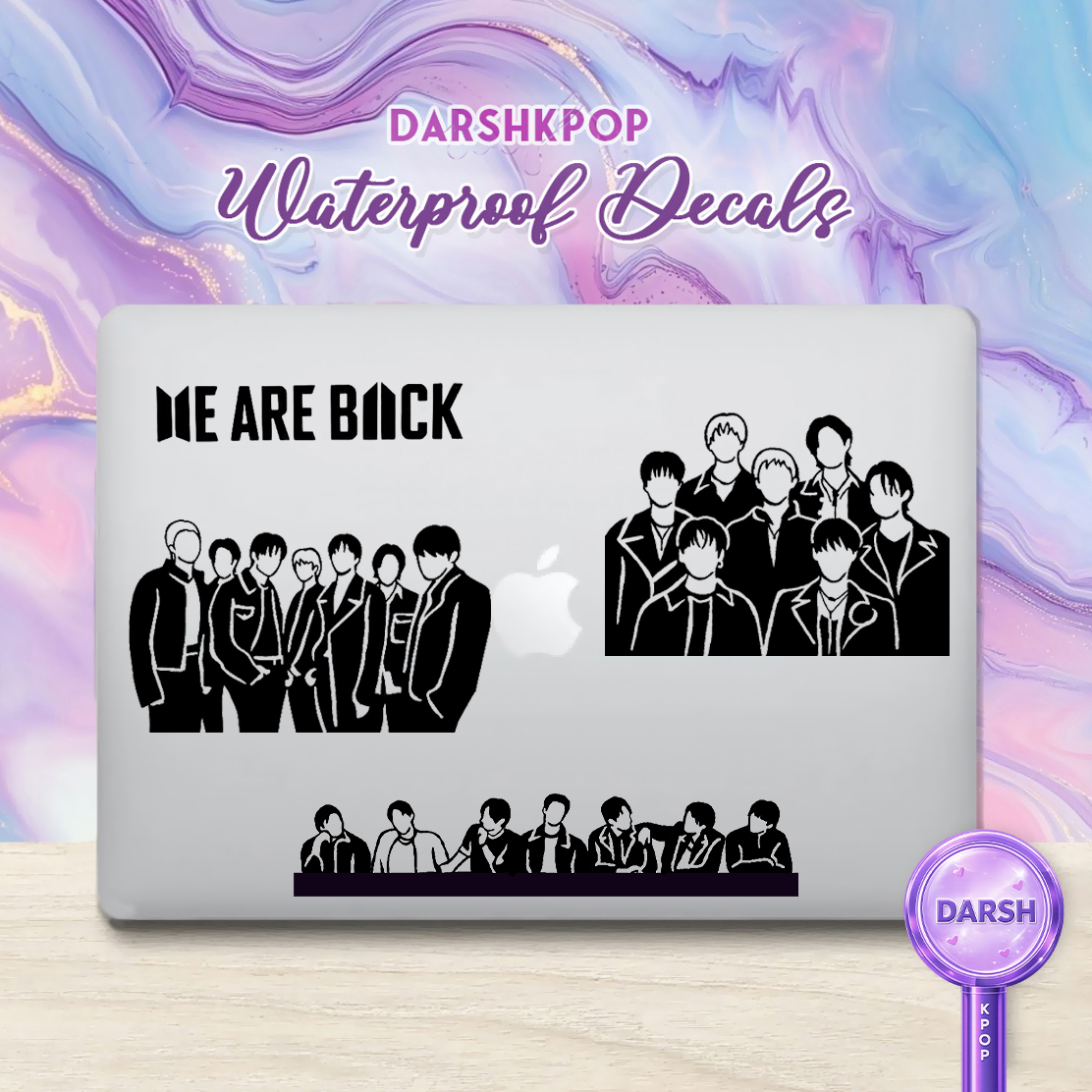 BTS OT7 GQ Arirang Waterproof Decal Vinyl Sticker