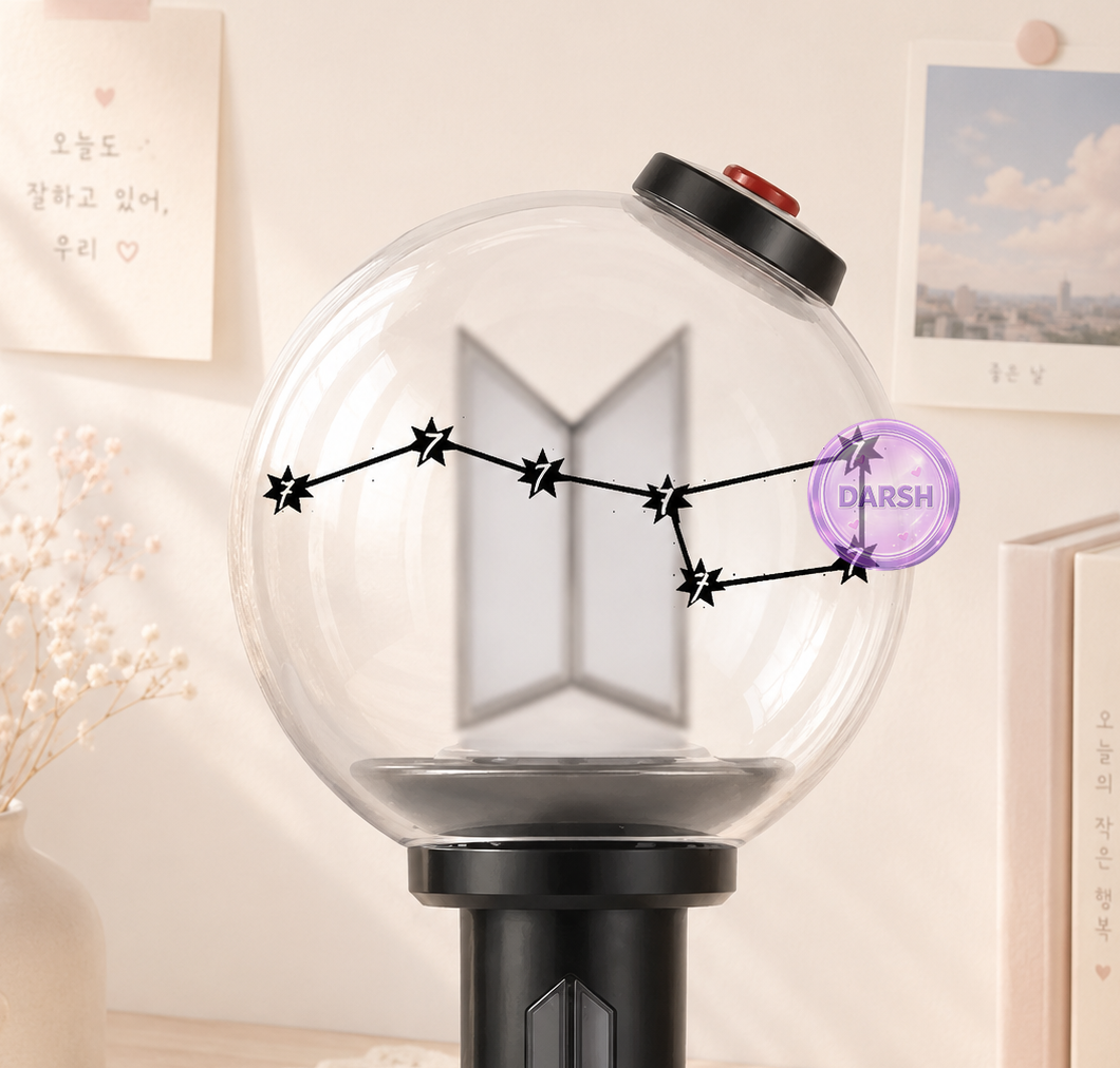 BTS 7 Constellation Stars for AB Sticker only